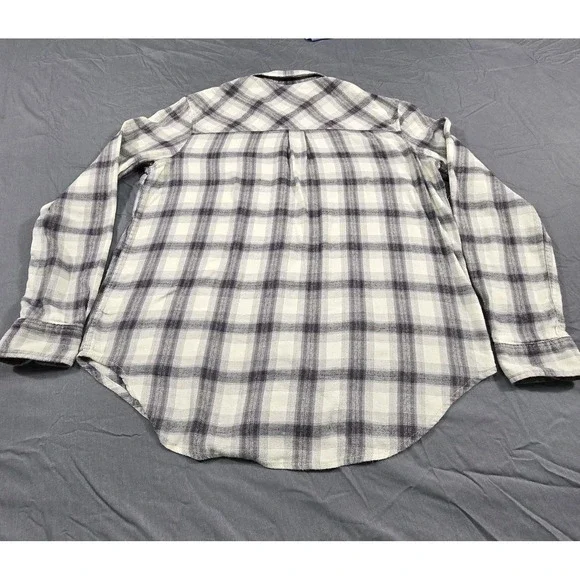Mudd Flannel Shirt Check Pattern Womens Large - Picture 4 of 13